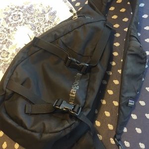 Patagonia black day pack very clean